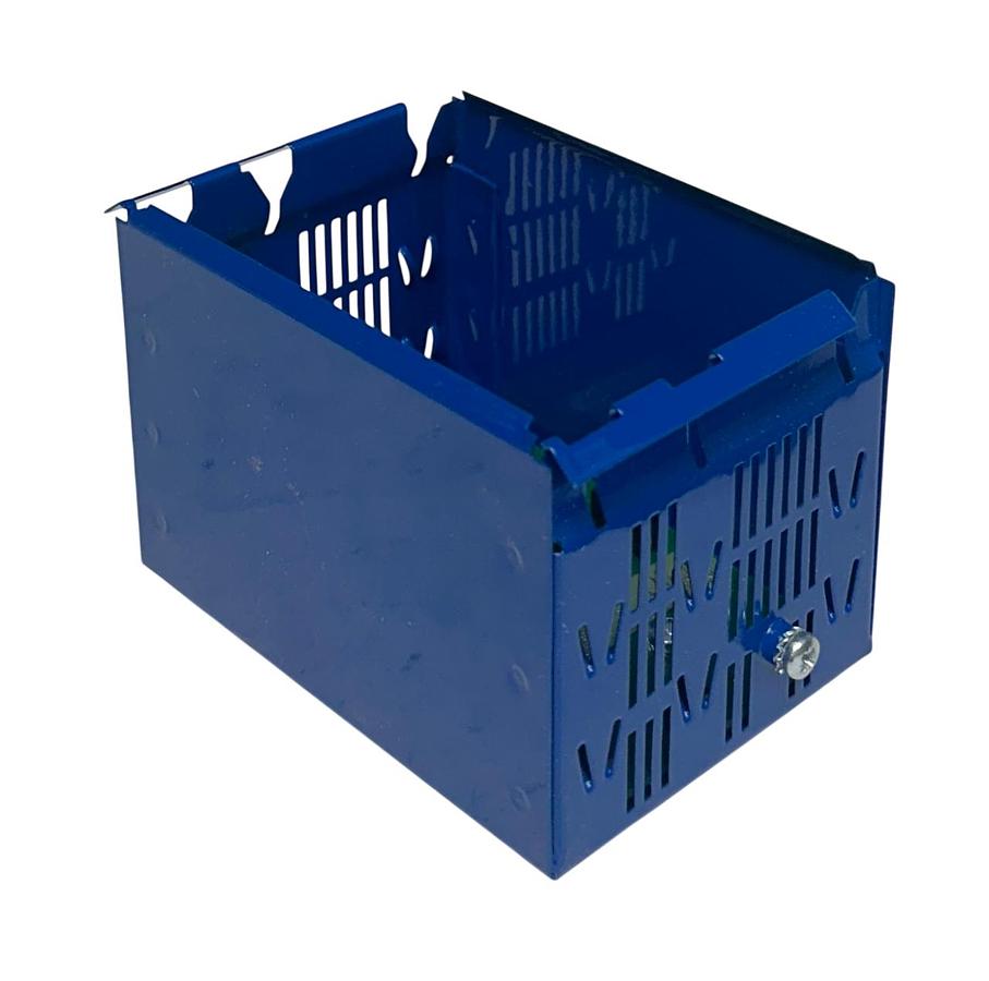 Used DINA ELEKTRONIK 12RG00 DNDS MODULAR METAL HOUSING SAFETY BLUE 0901821218 NSMP