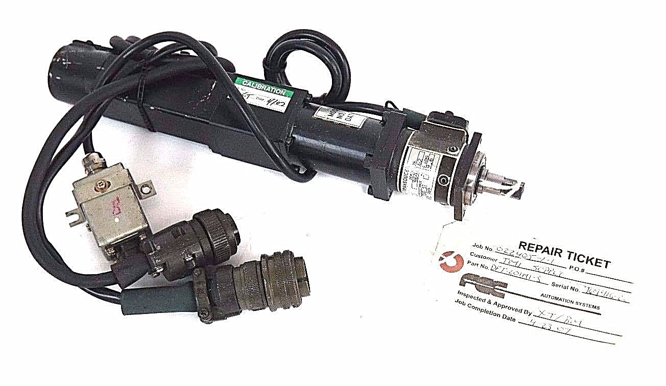 Used REPARED FEC INC. DFT-201M1-S NUT RUNNER W/ TD-20-DFS TORQUE TRANSDUCER