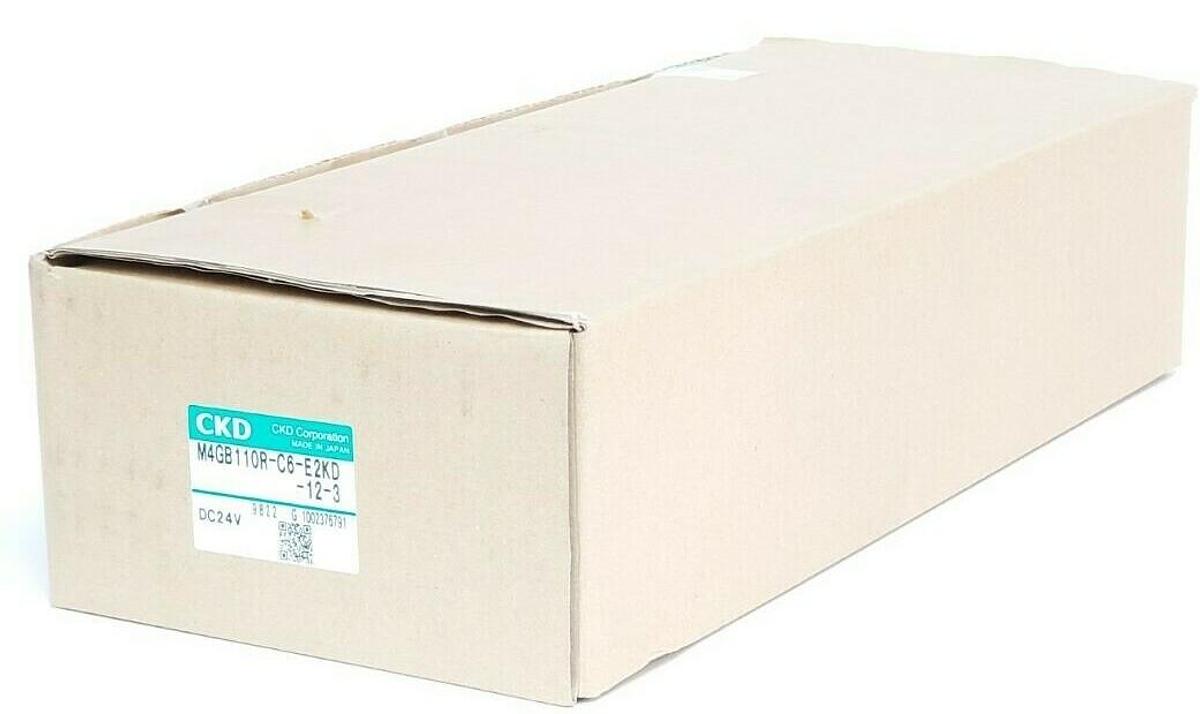 Used NIB CKD M4GB110R-C6-E2KD-12-3 VALVE MANIFOLD BLOCK ASSEMBLY 4GB119R-00-E2K-3