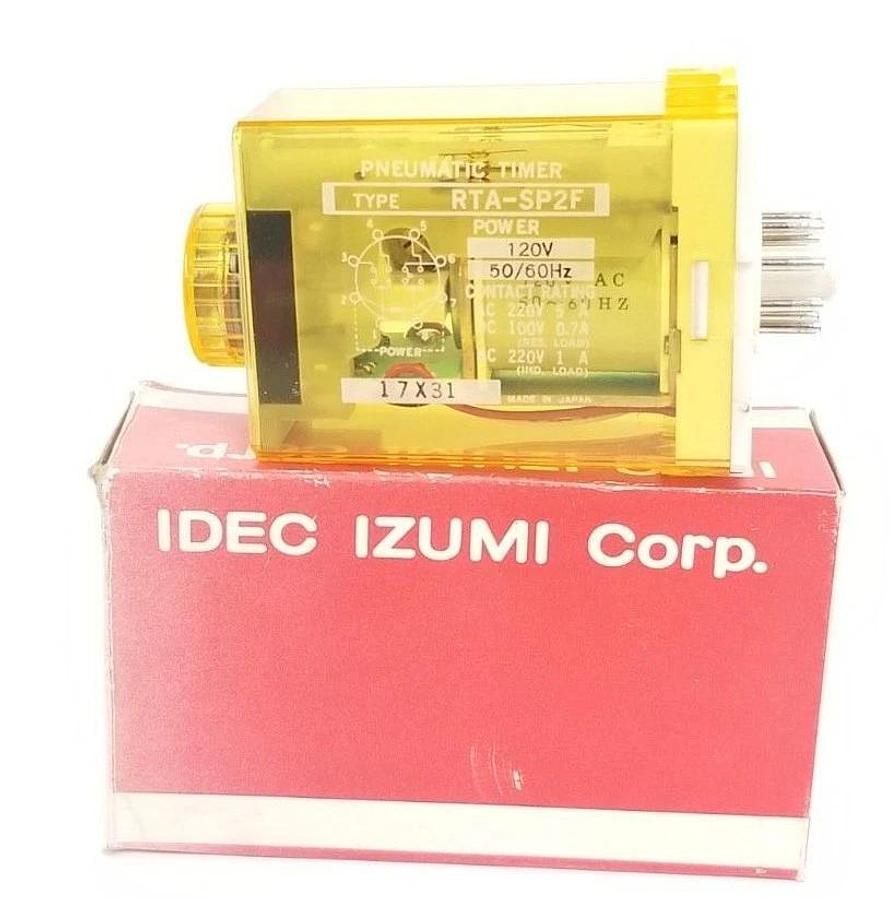Used IDEC IZUMI RTA-SP2F PNEUMATIC TIMER RTASP2F, 120V, 50/60HZ (IN BOX)