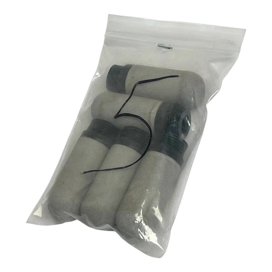 Lot of 5 McMaster-Carr 4427K44 Air Silencer 1/2 In Male Pipe Thread New Surplus