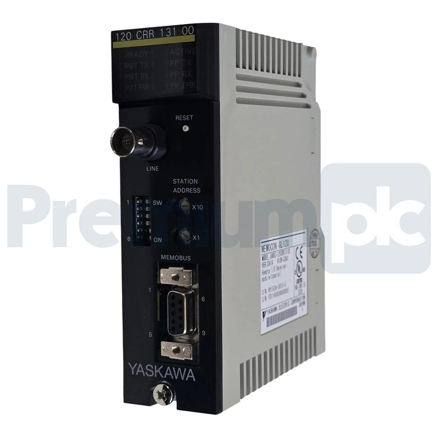Yaskawa JAMSC-120CRR13100 Memocon GL120 Remote I/O Receiver Coaxial Module NSMP