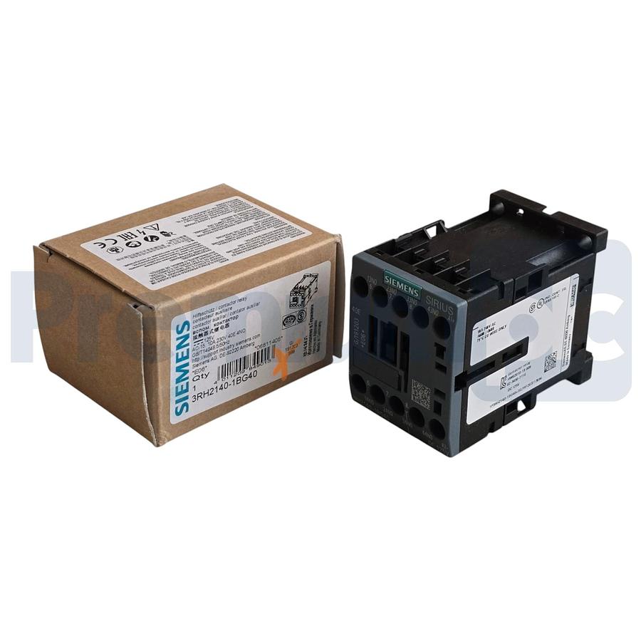 Used Siemens 3RH2140-1BG40 SIRIUS Contactor Relay 4 NO 125V DC Coil Size S00 NSMP