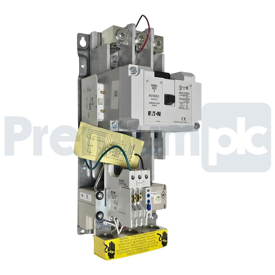 Eaton AN16SN0CB Freedom Series NEMA Size 5 Starter 270A 3P 440/480V Coil AN16SN0