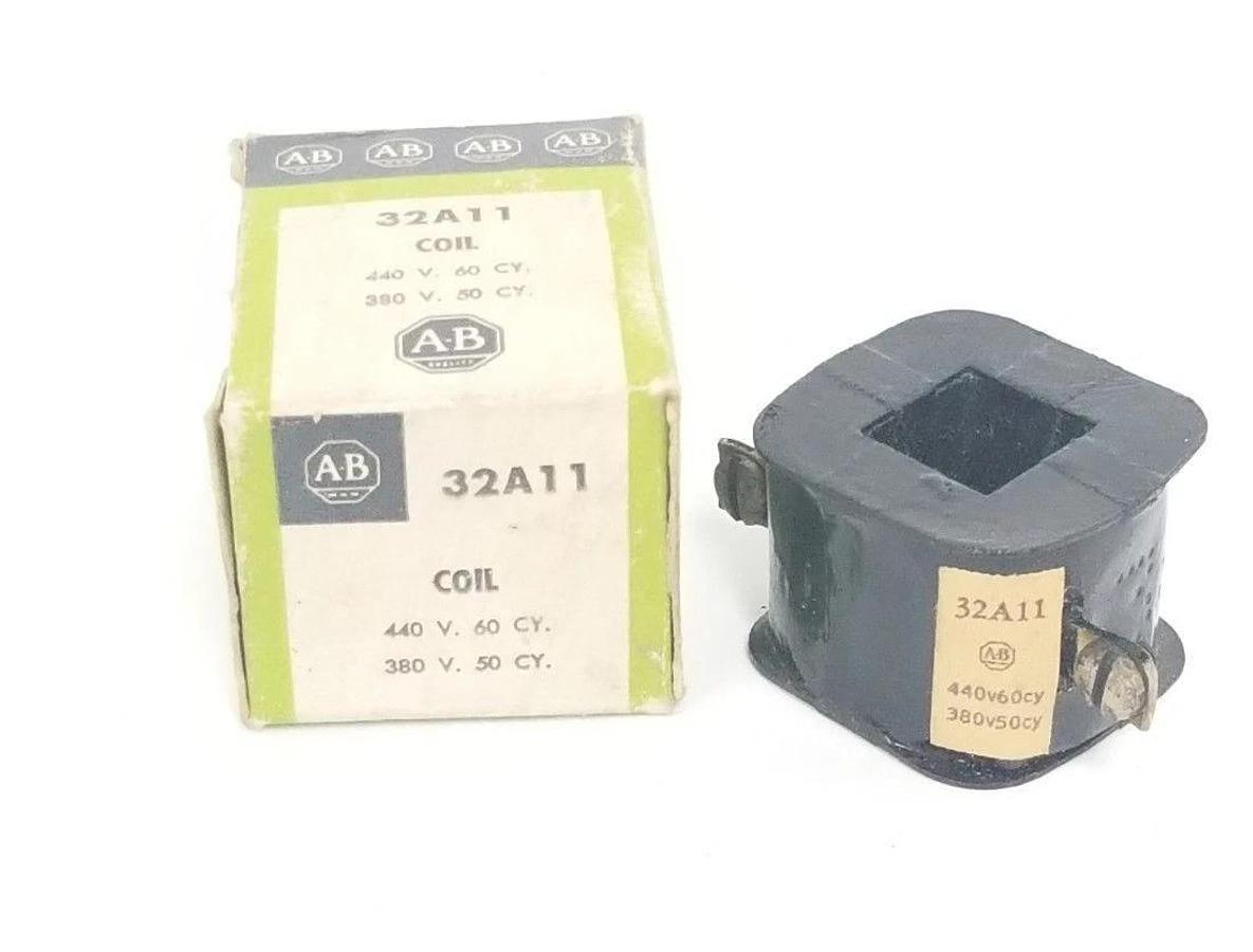 Used NIB ALLEN BRADLEY 32A11 COIL 480V. 60CY, 380V. 50CY.