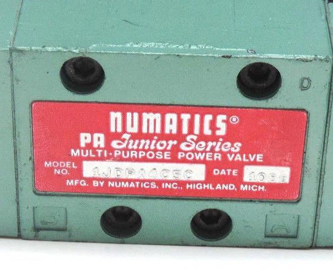 Used NUMATICS 1JDPA4CSC MULTI PURPOSE POWER VALVE