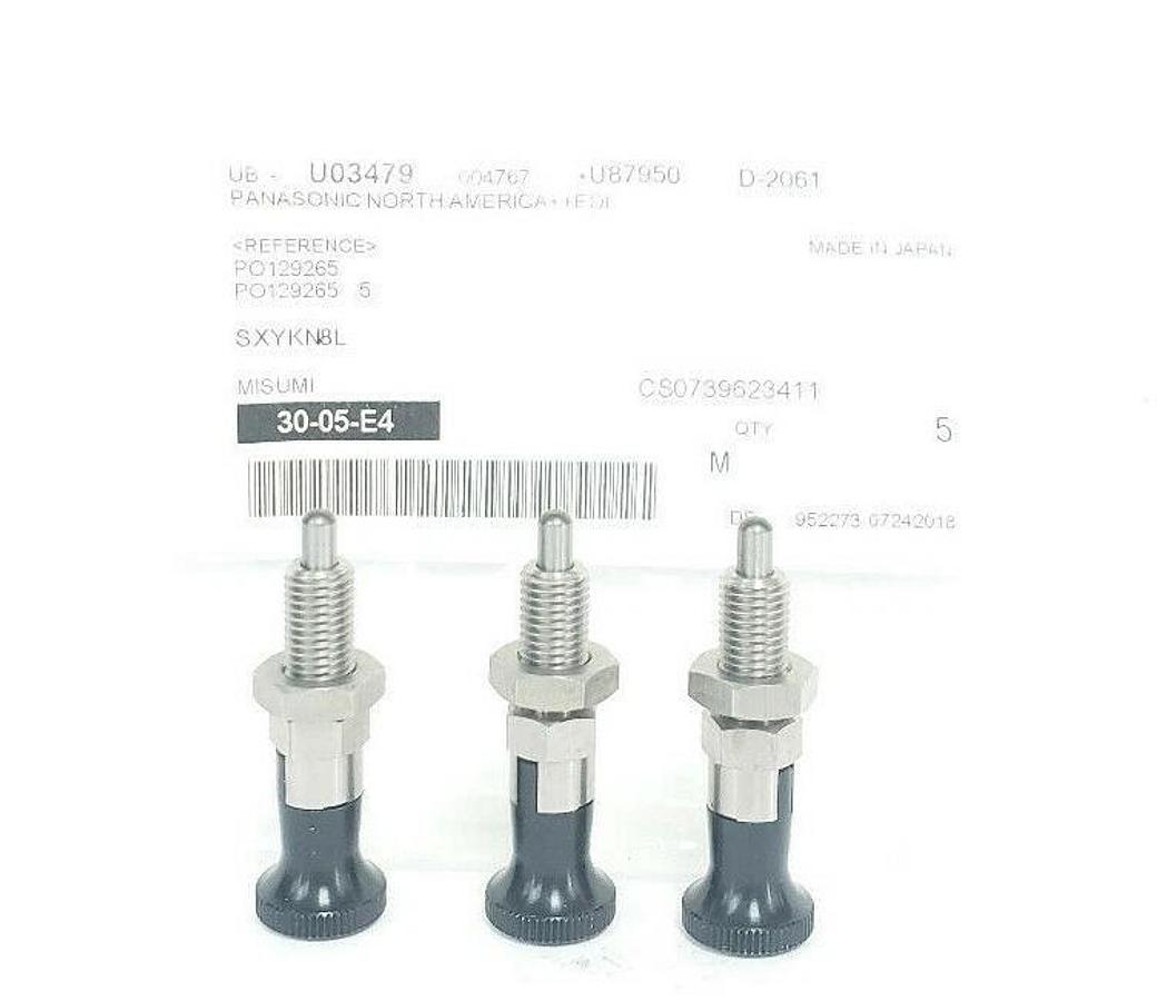 Used LOT OF 3 NEW MISUMI SXYKN8L INDEXING PLUNGERS THREAD DIA. 8MM STROKE 6MM