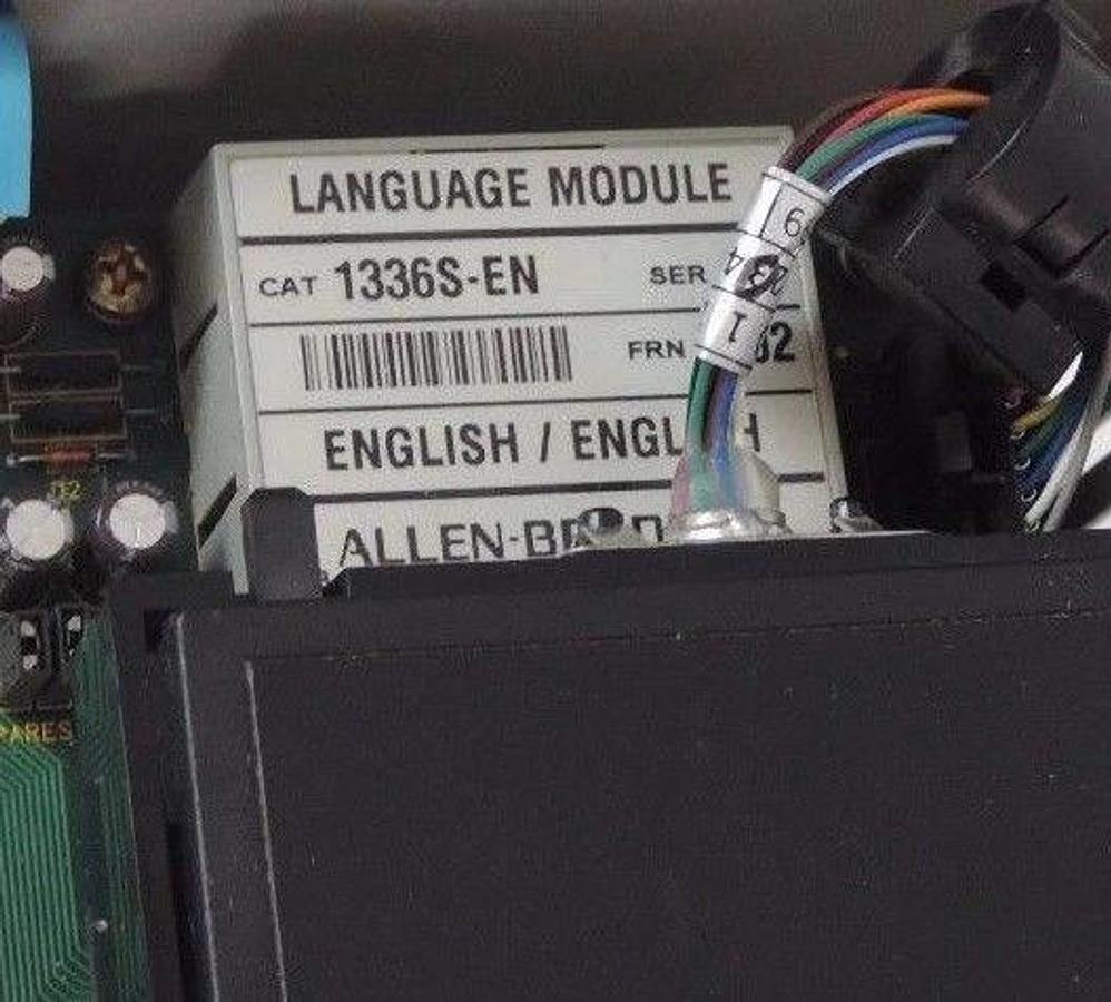 Used ALLEN BRADLEY 1336S-BRF05-AA-EN-L6 DRIVE 1336 PLUS SER D 1336SBRF05AAENL6