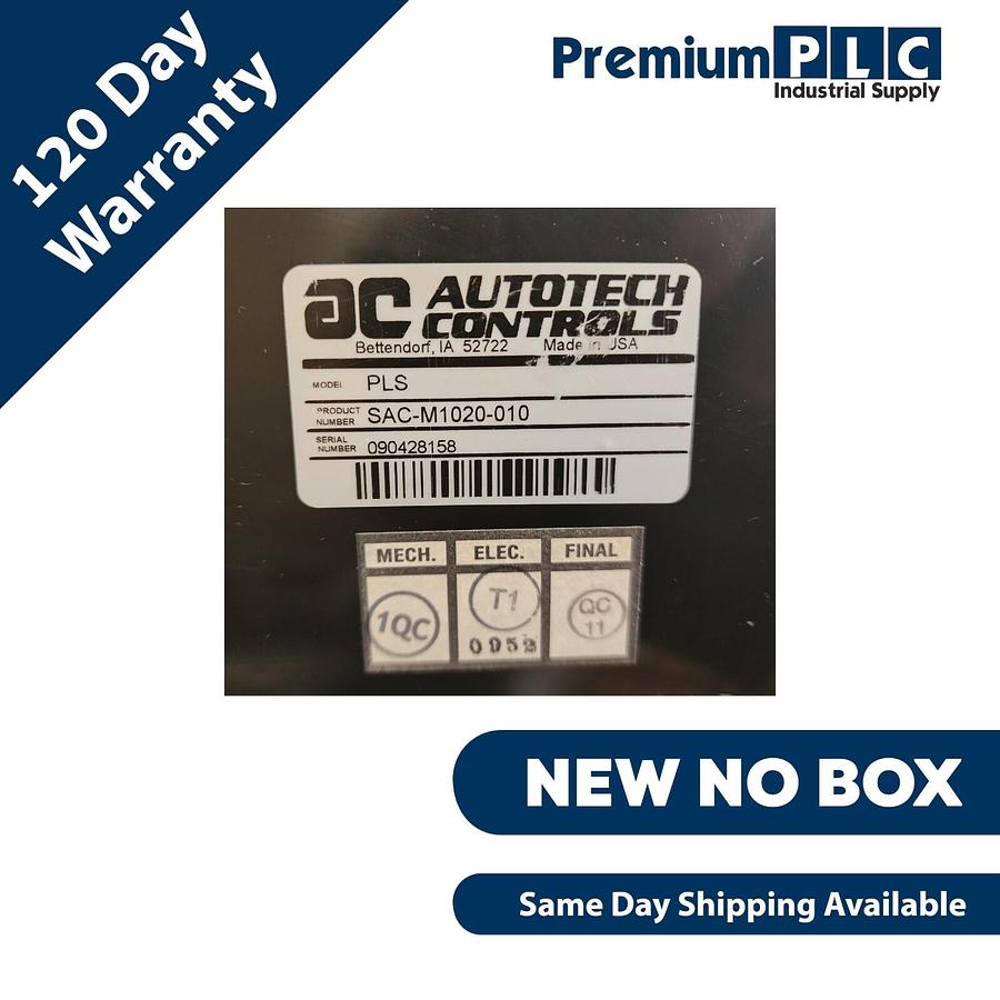 Used NEW AUTOTECH CONTROLS / AVG SAC-M1020-010 / M1020 PROGRAM INTERFACE MODULE PLS