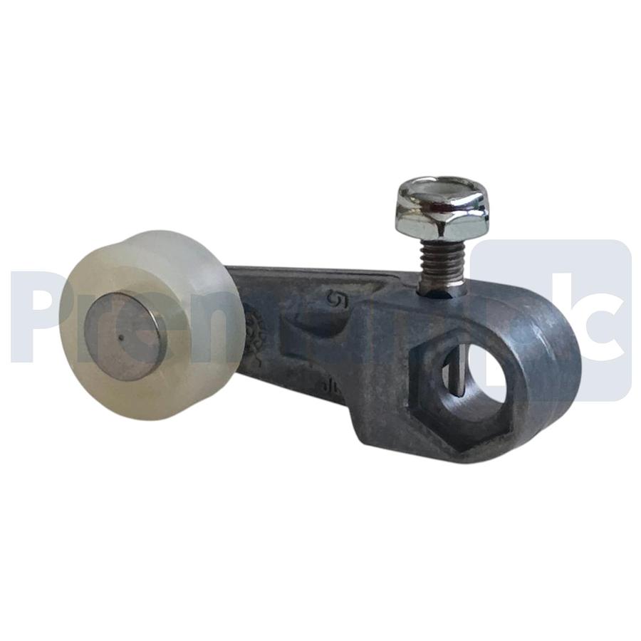 Used Allen-Bradley 802T-W1 Limit Switch Lever 1.5" Length Nylon Roller 0.75" Dia NSNP