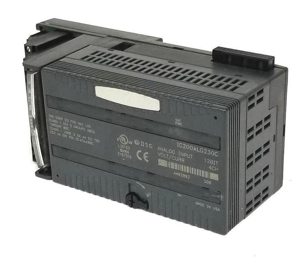 Used FANUC IC200ALG230C ANALOG INPUT MODULE, 12BIT, 4CH W/ BASE