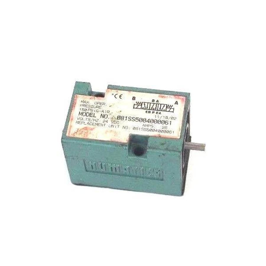 Used NUMATICS 081SS5004000061 SOLENOID VALVE 150PSIG-AIR, 24VDC (INCOMPLETE)