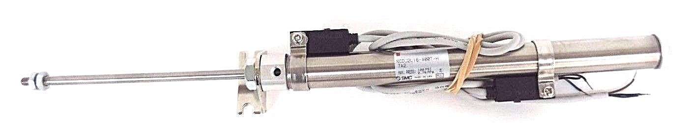 Used NEW SMC NCDJ2L16-400T-H7A2 CYLINDER 100PSI 0.70MPA W/ D-H7A2