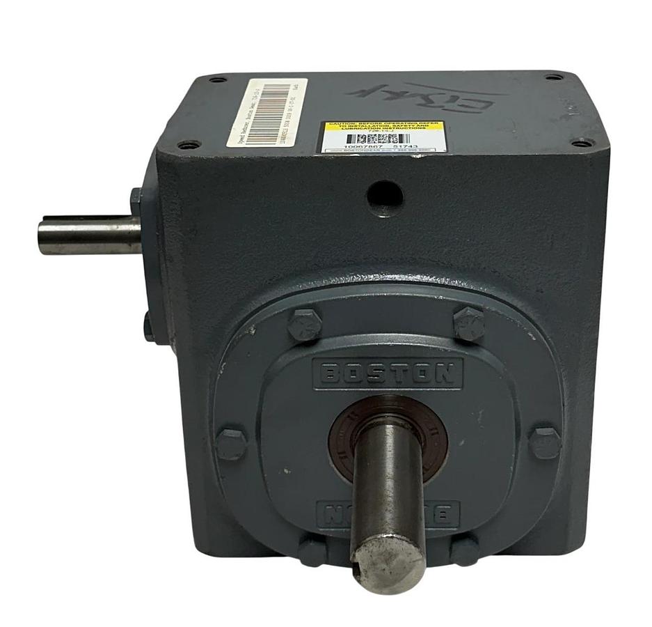 BOSTON GEAR 726-15-J / 51743 RIGHT ANGLE WORM GEAR SPEED REDUCER 15:1 RATIO NSNP