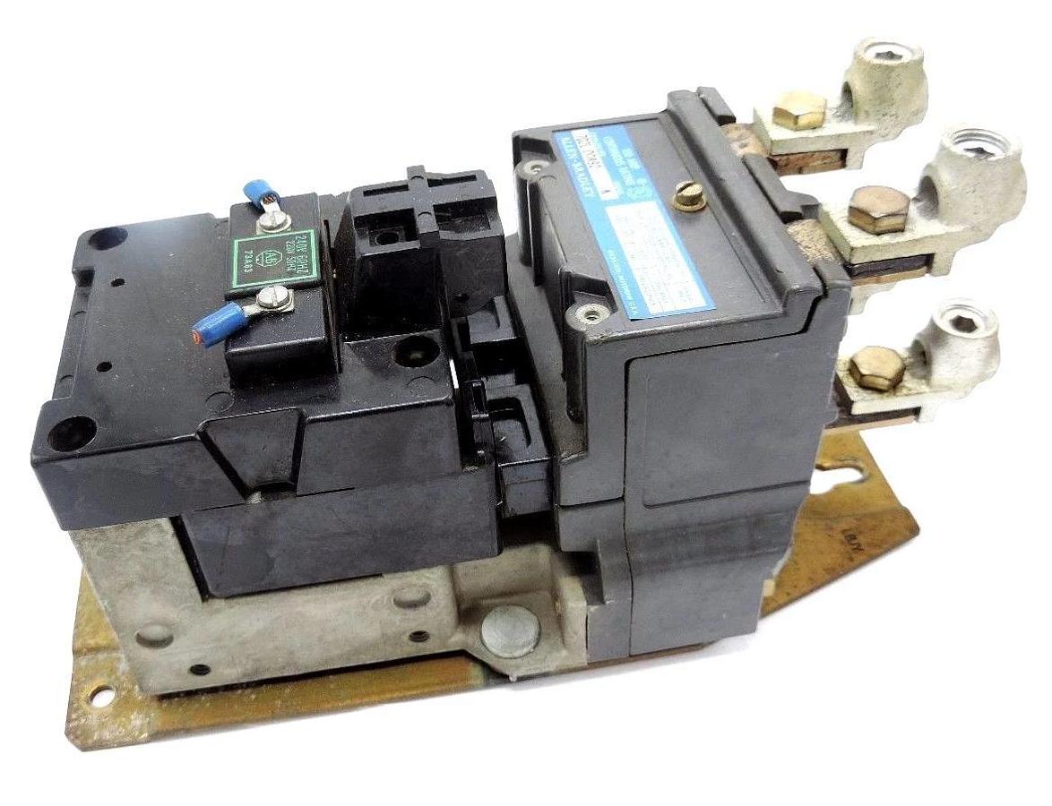 Used ALLEN BRADLEY 702L-DOA92 SER. K SIZE 2 STARTER 600V W/ 73A83 240V COIL