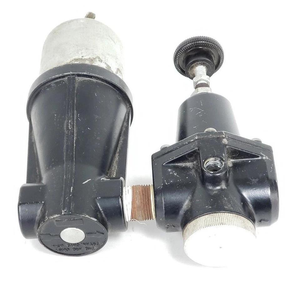 Used INGERSOLL RAND ARO 25351-010 HEAVY DUTY FILTER W/ 27354-000 REGULATOR 1/2IN