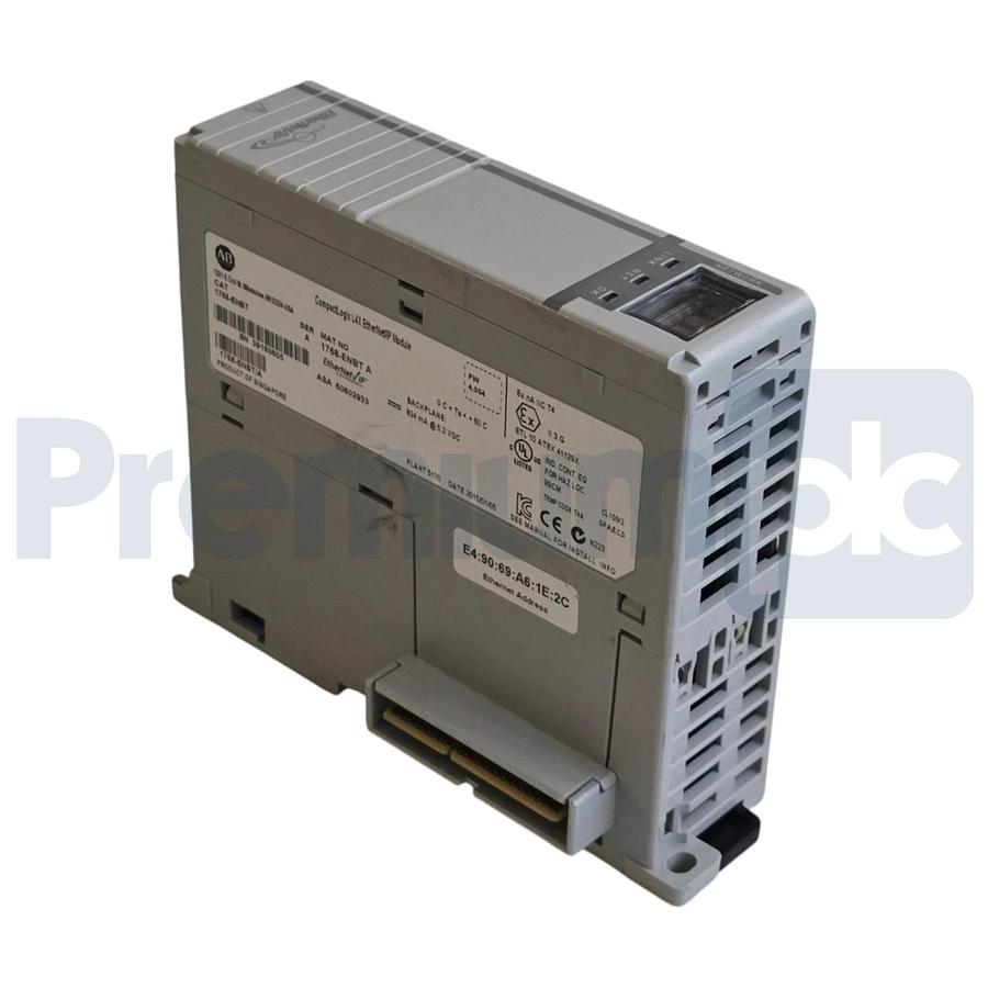 Used Allen Bradley 1768-ENBT /A CompactLogix L4X EtherNet/IP Module FW 4.004 USED