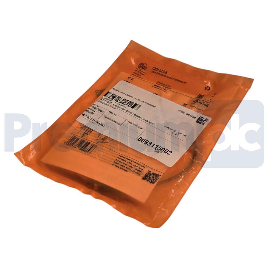 ifm O8H208 Diffuse Reflection Sensor w/BG Suppr. O8H-FPKG/IO-Link/0,30M/AS/3P