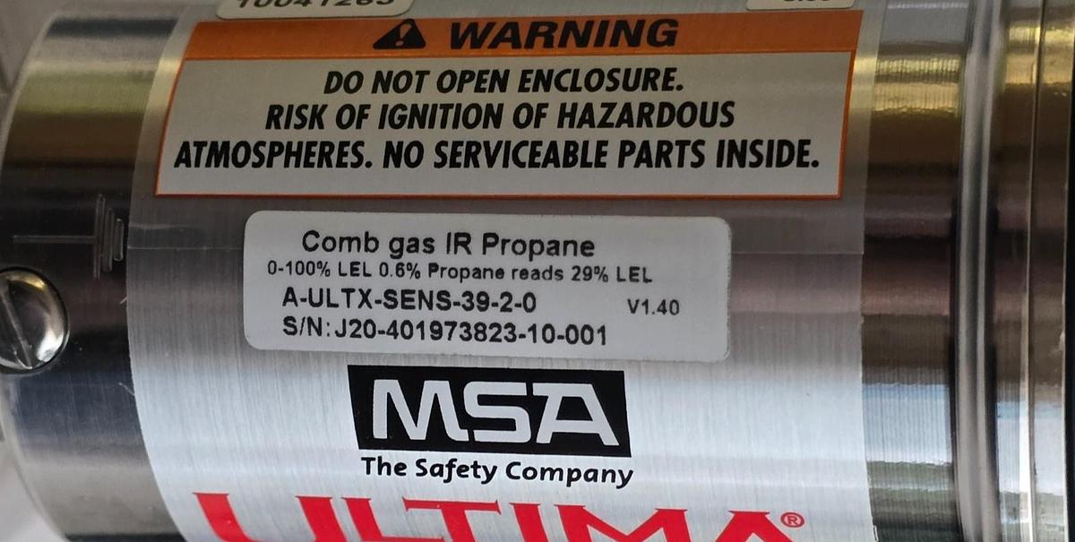 Used MSA A-ULTIMAX-XP-E-39-U-3-S-2-H-2-1-2-1-1-0 ULTIMA XE w/ A-ULTX-SENS-39-2-0 NSMP