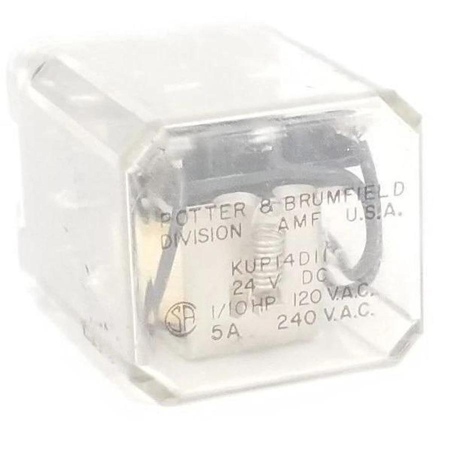 Used POTTER & BRUMFIELD KUP14D11-24 RELAY KUP14D1124V