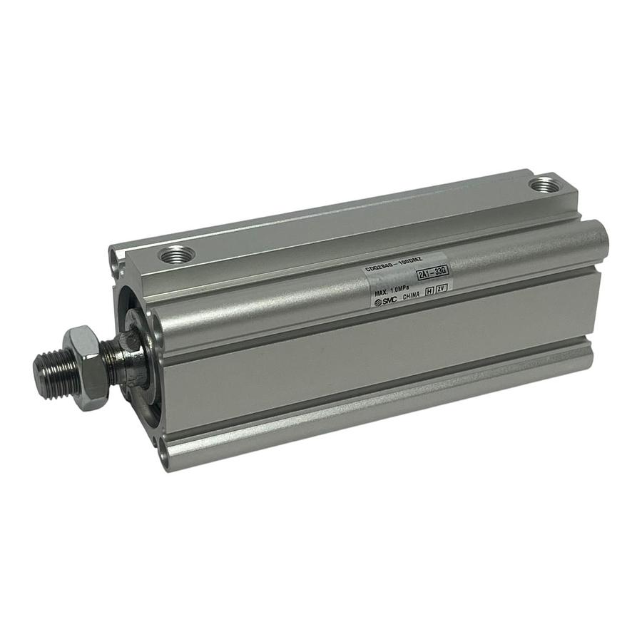 SMC CDQ2B40-100DMZ CQ2 Compact Cylinder Double Acting Single Rod 40mm Bore 100mm