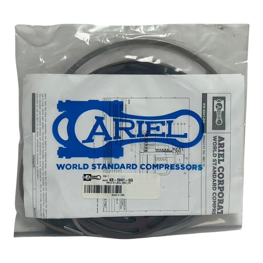 Ariel KB-5841-GG Compressor Valve Kit RBLD KIT SVU 168CT PC OEM Rebuild New