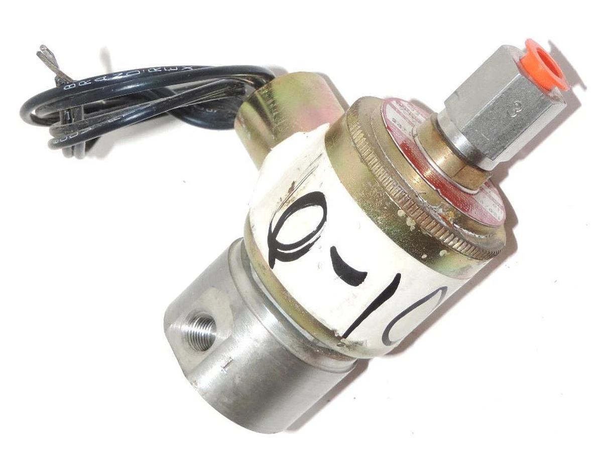 Used SKINNER X5H51580 1/4" SOLENOID VALVE CODE EG0 X5H51580EG0