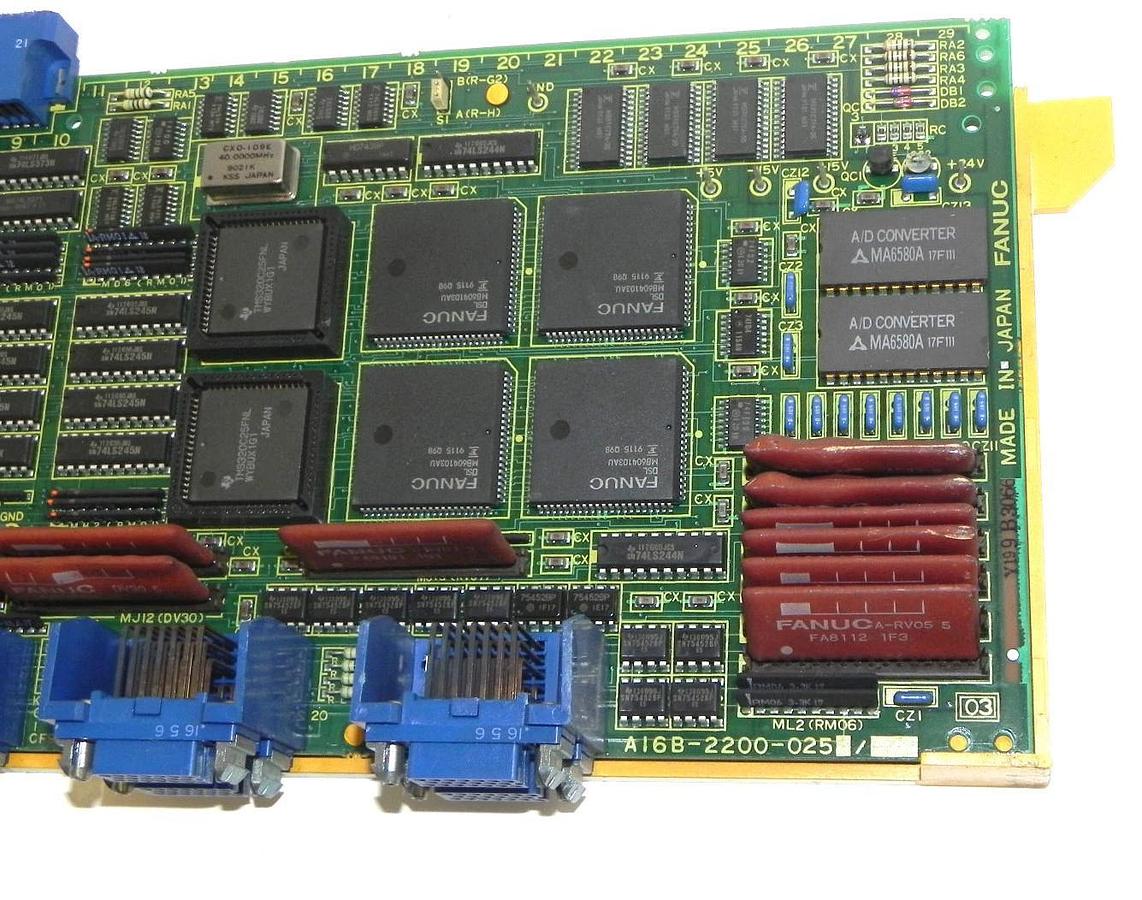 Used FANUC A16B-2200-0250/06C PC BOARD 4AXIS CONTROL A16B-2200-0250