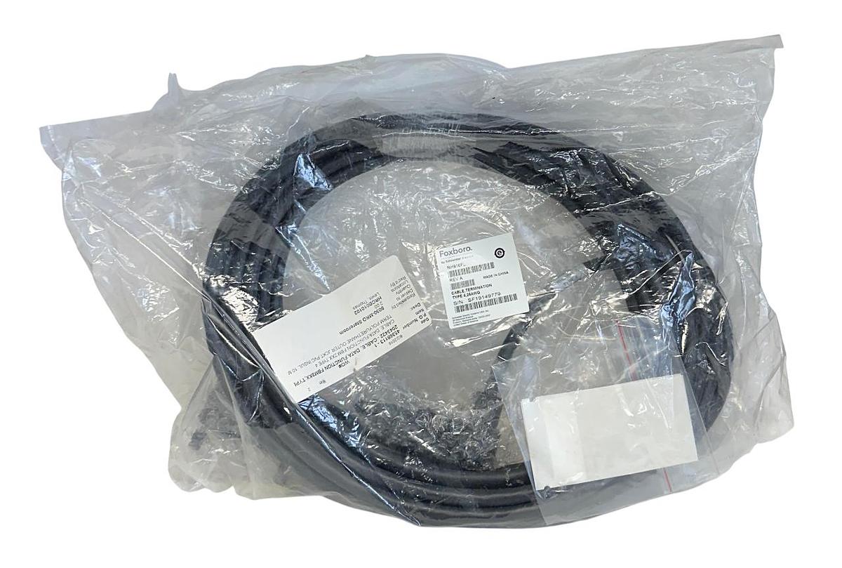 Used SCHNEIDER FOXBORO RH916FL TERMINATION CABLE TYPE 4 26AWG Rev. A DATA NSMP