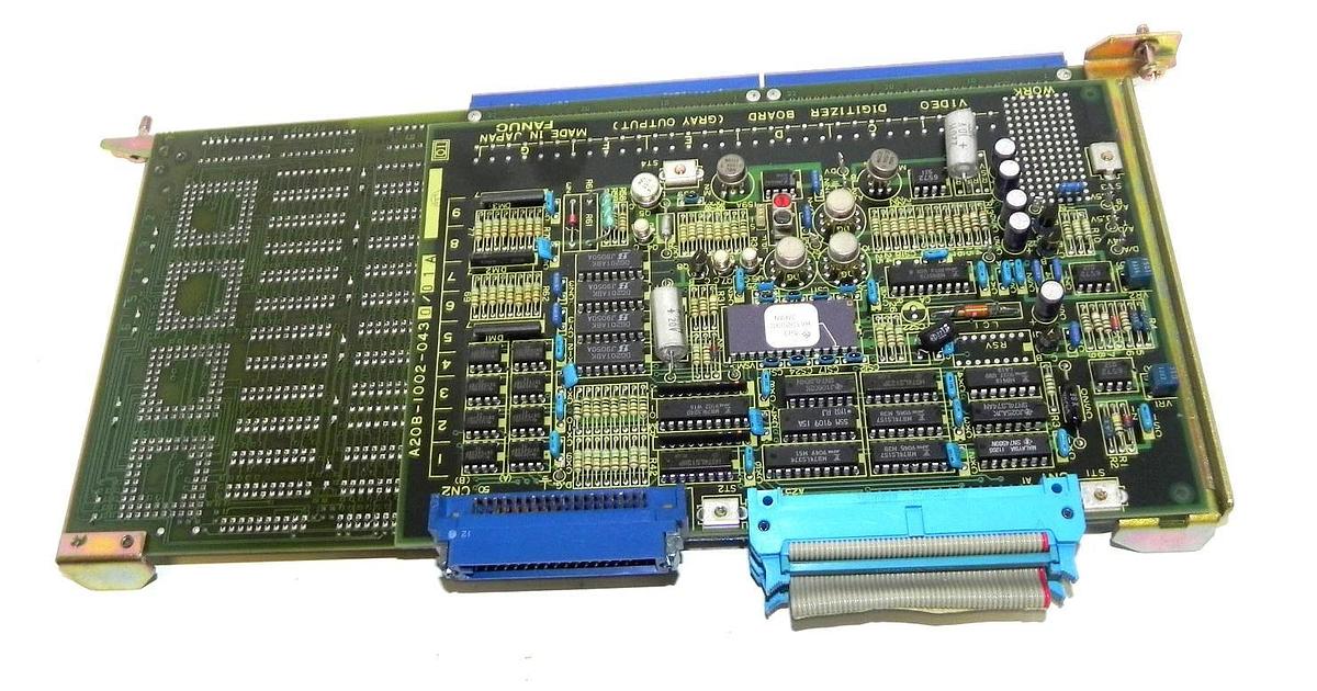 Used FANUC A16B-1211-0140/05C PC BOARD VISION ENGINE W/ A20B-1002-0430/01A BOARD