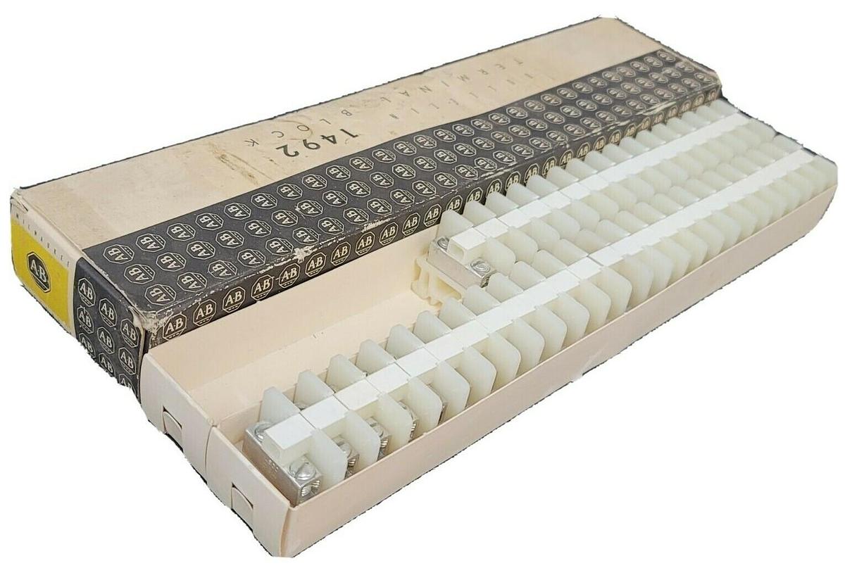 Used BOX OF 41 NEW ALLEN BRADLEY 1492-CD2 TERMINAL BLOCKS SER. A