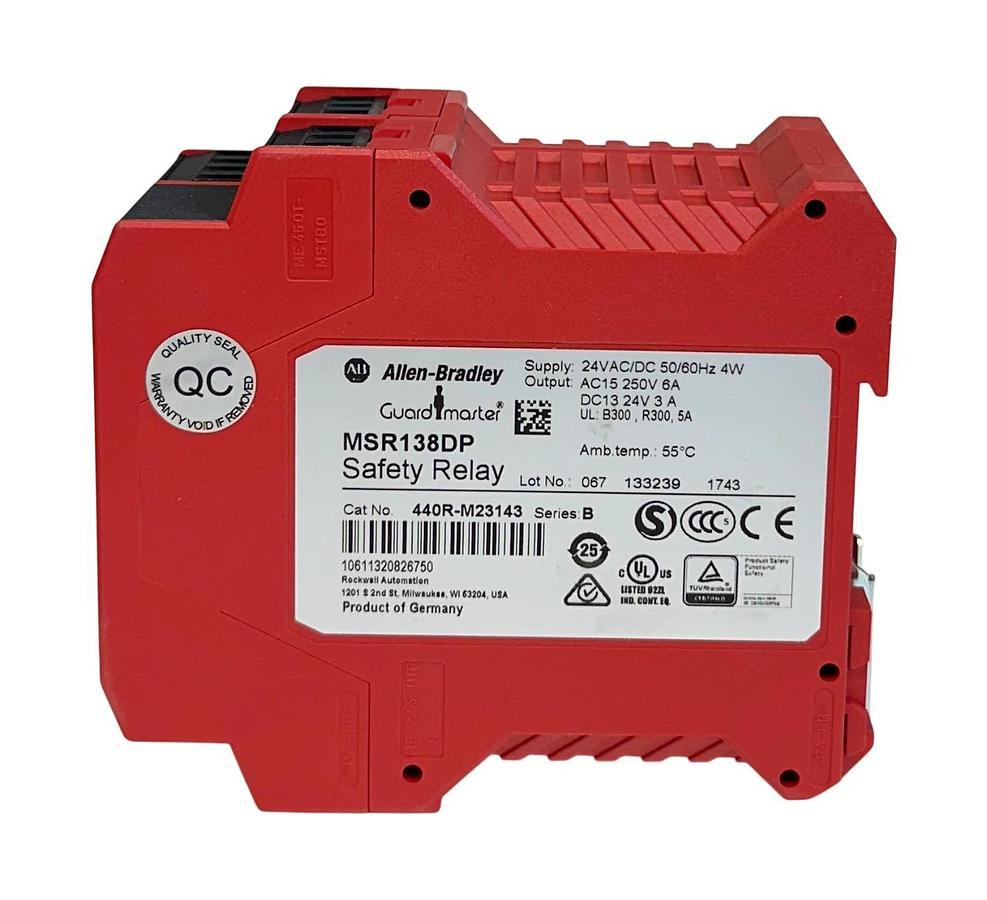 ALLEN BRADLEY 440R-M23143 /B Guardmaster SAFETY RELAY Minotaur MSR138DP NSMP