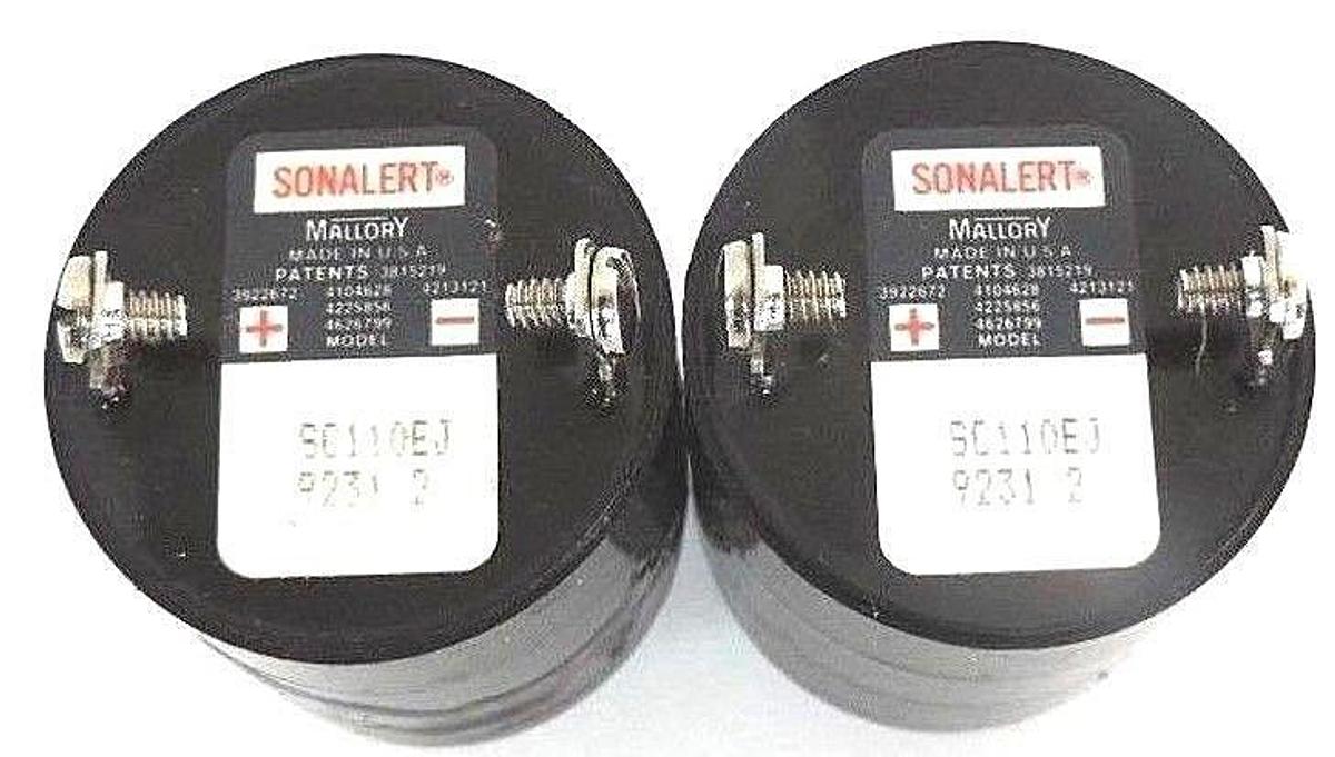Used LOT OF 2 MALLORY SONALERT SC110EJ ALARMS