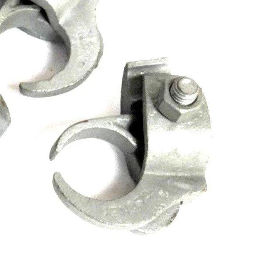 LOT OF 4 NEW OZ GEDNEY 1 1/4" STEEL FITTING CLAMPS