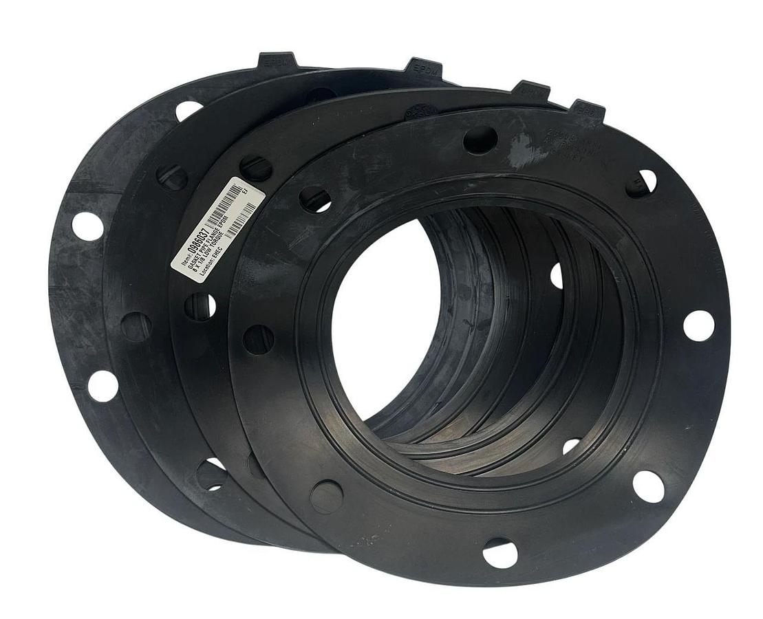 Used 4 ASAHI 200 (8) ANSI AV PACKING GASKETS OEM EPDM 8'' FLANGE LOW TORQUE NSNP