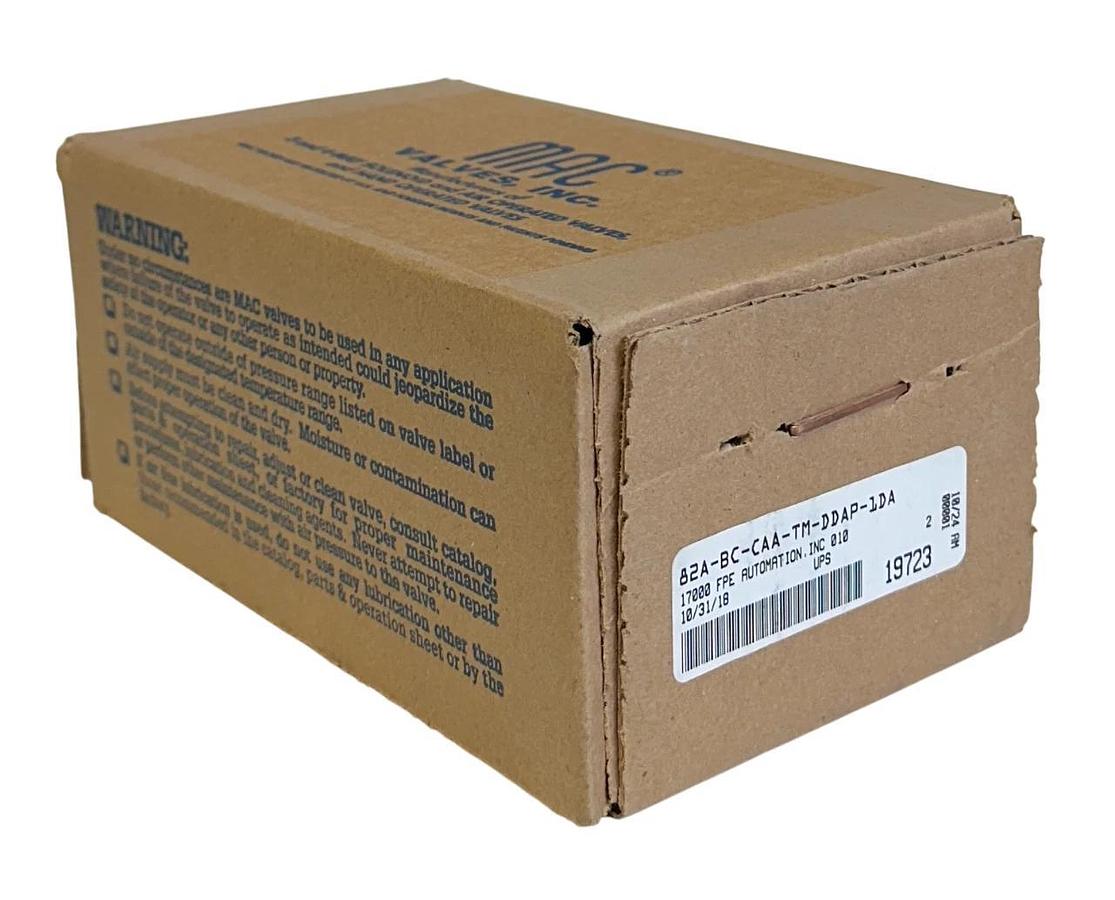 Used MAC 82A-BC-CAA-TM-DDAP-1DA / 82ABCCAATMDDAP1DA SOLENOID VALVE 24VDC 4.2W NSFS