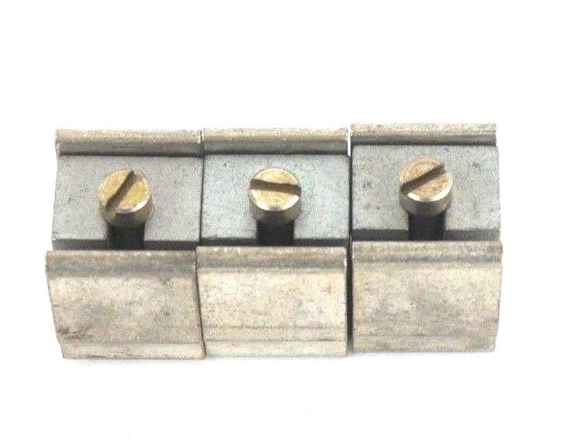 Used LOT OF 3 ALLEN BRADLEY FUSE BLOCK LUGS