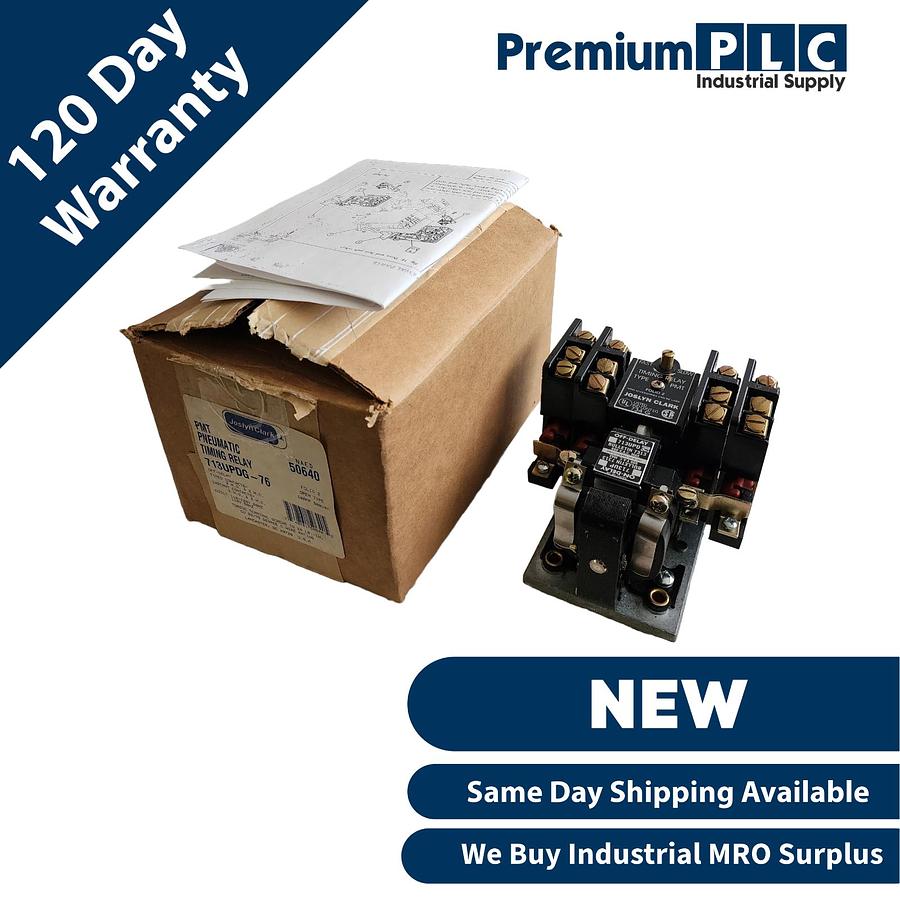 Used NEW JOSLYN CLARK 713UPDG-76 PMT PNEUMATIC TIMING RELAY 713UPDG76 COIL 120V