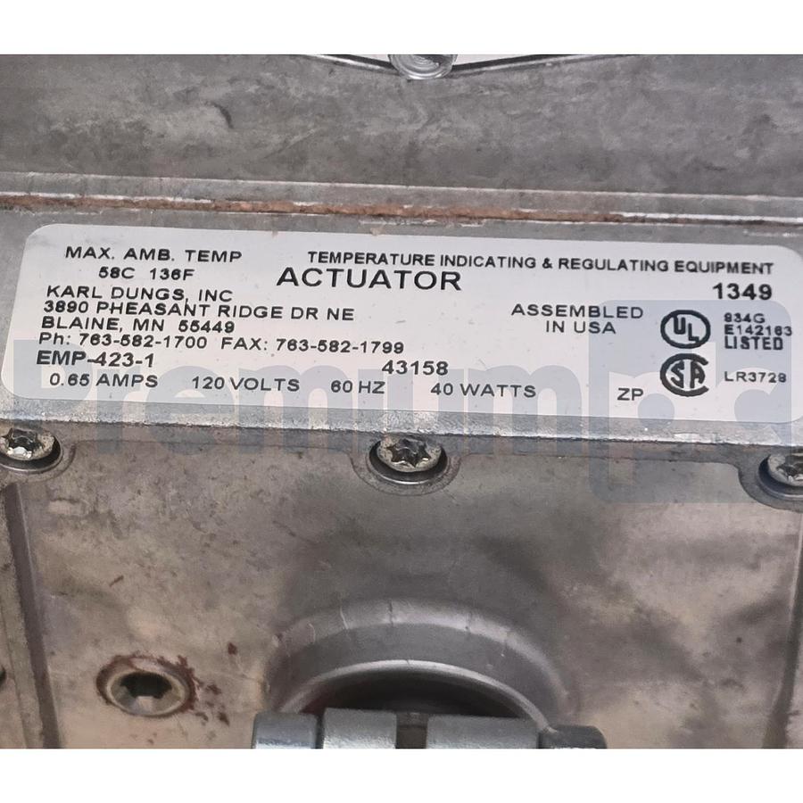 Used Dungs  EMP-423-1 | 43158 Position Proportioning Actuator 60in 90deg 12s 269235