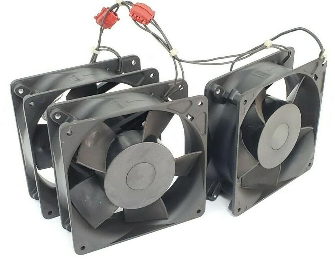 Used LOT OF 3 NMB 4715FS-12W-B50 FANS 4715FS12WB50, 115V~AC 50/60HZ, .21/.19A