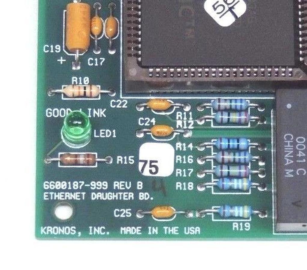 NIB KRONOS 8600947-001 ETHERNET BOARD KIT 6600187-999 REV. B, 8600947001
