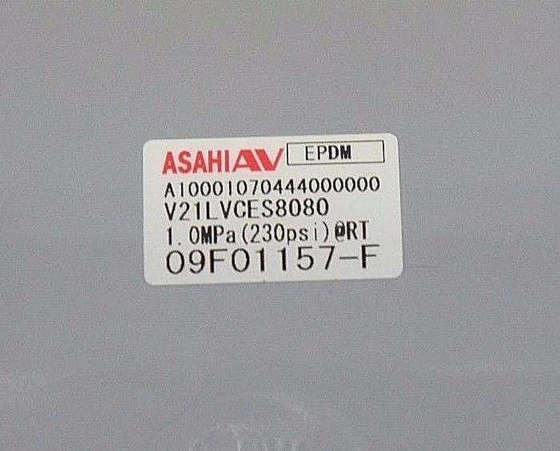 Used NEW ASAHI 1610030 3" CPVC/EPDM/SOC/TU DUO-BLOC 21 BALL VALVE 1610-030 5091A030