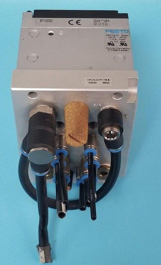 Used FESTO ELECTRIC CPV14-VI-P4-1/8-B MULTI PIN BASE W/ CPV-14-VI , CPV14-GE-FB-4