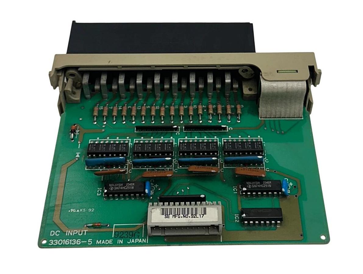 Used HITACHI PIM-DPH / 33016136-5 / PIMDPH 16-PT DC INPUT MODULE 24VDC USNP