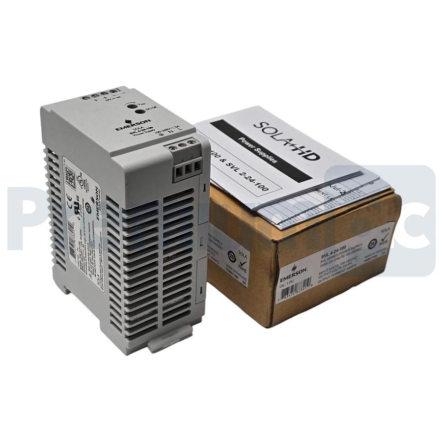Emerson SolaHD SVL 4-24-100 Power Supply In: 100-240V Out: 24VDC 100W SVL424100