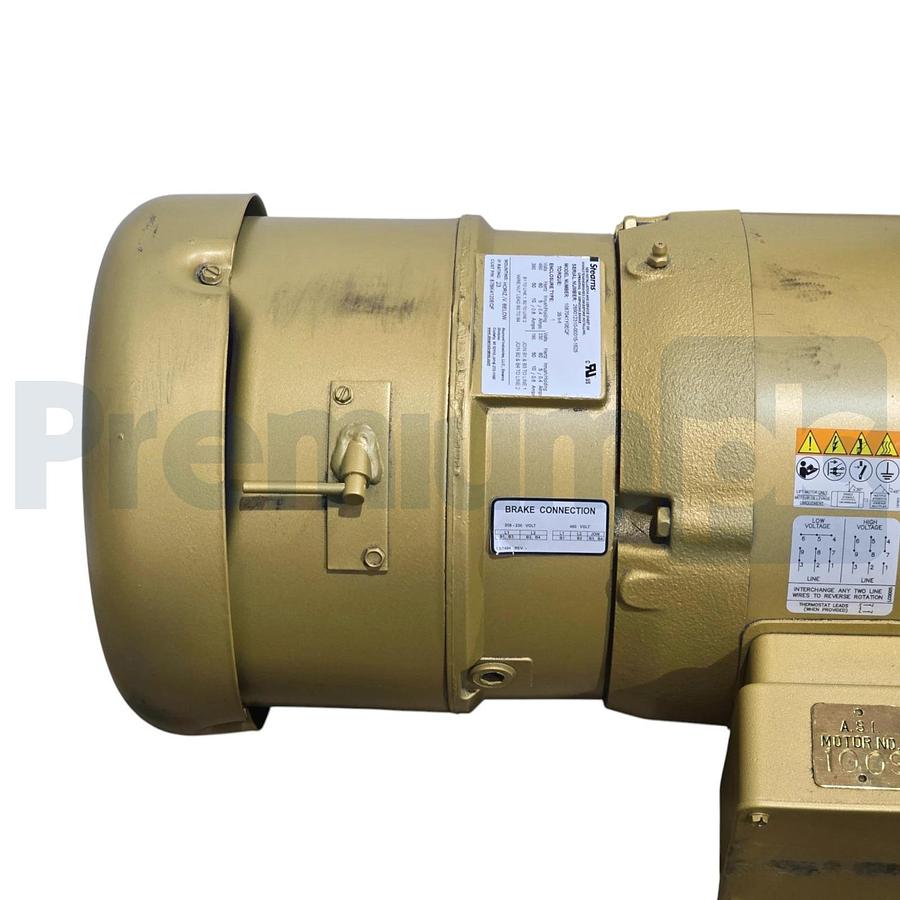 Baldor CEBM3710T Brake Motor 7.5HP 3PH 230/460V 213TC TEFC w/Stearns Brake NEW
