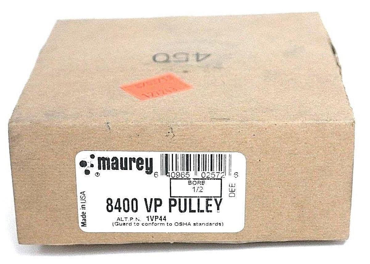 Used FACTORY SEALED MAUREY 8400 VP PULLEY 1VP44 BORE: 1/2''