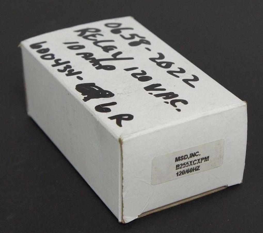 Used NIB MSD INC B255XCXPM RELAY 120V, 60HZ