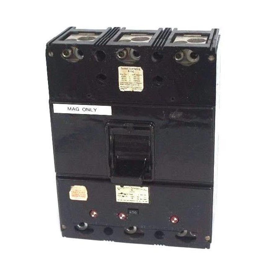 Used WESTINGHOUSE 186P335H01 CIRCUIT BREAKER ISSUE NO. A-294 W/ TYPE HLA TRIP UNIT