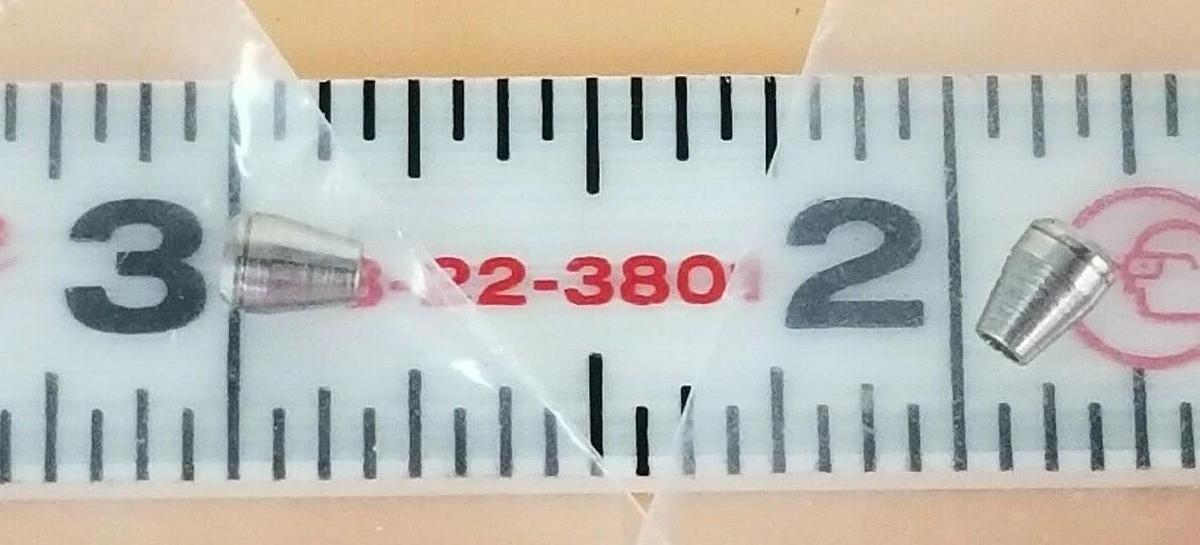 Used LOT OF 2 NEW WATERS 415000106 FERRULE 10-32 + FERRULE VALCO 6070135